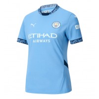 Dres Manchester City Jeremy Doku #11 Domáci pre Ženy 2024-25 Krátky Rukáv